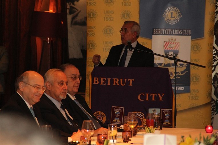 Beirut City Lions Club hosting Former President HE Michel Sleiman